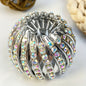 Elegant Bird Nest Magic Hair Clip - Sparkling Rhinestone Ponytail Holder With Non-Slip Grip, Strong Hold For Women And Girls - Fashionable Hair Accessory