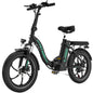 HITWAY Electric Bike, 20" Fat Tire Ebikes, 13Ah 250W 36V E Bike, Electric Folding Bikes 25km/h with 7 Gears System City E Bike Mountain Bicycle