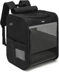 Cat Carrier Backpack, Puppy Dog and Pet Backpack Carrier Front Pack, Pet Rucksack Bag for Travel Camping Hiking, Portable Breathable Rucksack for Medium and Small Cats & Dogs, Grey