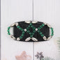 Handmade Beaded Decor Stretch Comb Magic Beading Hair Comb Double Clips Hair Styling Accessories For Women
