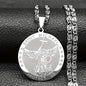 St. Michael Archangel Stainless Steel Necklace - Cool Golden-Tone Knight Shield Pendant for Men & Women, Fashion Amulet Jewelry, Protection, Pendant