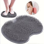 1pc SoftBreeze Silicone Foot Scrubber Pad with Suction Cup, Hypoallergenic Non-Slip Deep Cleaning Foot Massager for Shower, Unscented Manual Exfoliating Foot Brush for Home Bathroom Use
