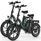 HITWAY Electric Bike, 20" Fat Tire Ebikes, 13Ah 250W 36V E Bike, Electric Folding Bikes 25km/h with 7 Gears System City E Bike Mountain Bicycle