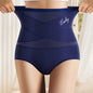 1pc MIOTAN High-Waisted Tummy Control Women'S Briefs, Breathable Mesh Crossed Waist Cincher, Fiber, Seamless Shaping Underwear with Butt Lifting, Elegant Solid Color, 90% Polyester 10% Elastane, 200gsm Knit Fabric - 1pc