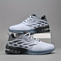 Men's Breathable Knit Casual Sneakers - Lightweight Lace-Up Streetwear Shoes with Letter Pattern, Round Toe & Durable Rubber Sole for Spring Summer Fall, Shoes Sneakers, Fall Footwear, Stylish Letter Pattern, Fabric Upper