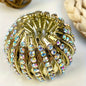 Elegant Bird Nest Magic Hair Clip - Sparkling Rhinestone Ponytail Holder With Non-Slip Grip, Strong Hold For Women And Girls - Fashionable Hair Accessory