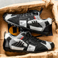 Men's Breathable Casual Sneakers - Non-Slip, Comfortable Lace-Up Shoes with Durable Fabrics and Stylish Contrasting Designs for Outdoor Activities, Jogging, Walking, and Traveling, Christmas Gifts, Birthday Gifts