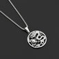 1pcs New Fashion Retro Chinese Ethnic Style Twelve Zodiac Dragon Medal Pendant Men's And Women's Necklace Punk Lucky Amulet Jewelry Gift