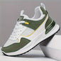Men's Breathable Mesh Running Sneakers - Lightweight Casual Sneakers with Non-Slip PVC Sole, Lace-Up Design for Everyday & Outdoor Wear, Everyday Shoes | Unisex Sneakers | Comfortable Fit