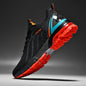 Shock Absorption Breathable Running Shoes, Non Slip Lace Up Sneakers For Men's Outdoor Training Workout