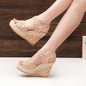 Women'S Elegant Lace Platform Sandals - Beige, Round Toe, High Heel, Hook & Loop Closure, Synthetic Insole & Upper, Rubber Sole, Perfect for Formal Events, Formal Footwear | Laceup Sandals | Platform Heel Sandals