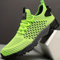 Men's High-Top Breathable Summer Sports Shoes - Stability Support EVA Sole, Striped Design for Basketball, Running & Casual Wear - Lightweight Air Trainer Sneakers, Basketball Shoes