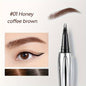 Dual-Ended Eyebrow Pencil - Quick Shape, Ultra-Fine Natural Look, Waterproof & Sweatproof, Smooth Even Flow, Beginner-Friendly, for All Skin Types