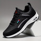 Men's Stylish Casual Sneakers - Breathable, Non-Slip Rubber Sole, Lace-Up Shoes for All Seasons