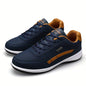 Men's Comfy Trainers, Low Top Durable Sneakers For Outdoor Park Jogging Workout