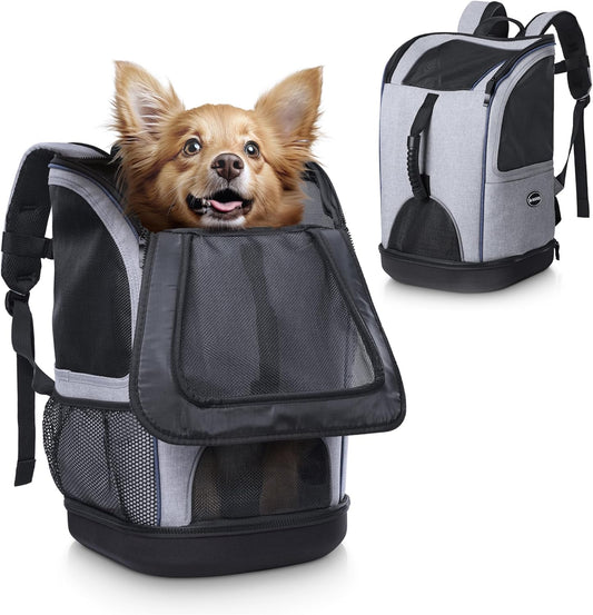 2-In-1 Convertible Carrier and Cat or Dog Backpack - Hand Carry or Wear Front or Back - up to 10 Kg (22 Lbs) - 30 X 30 X 46 Cm (11.8" X 11.8" X 18.1")