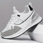 Men's Breathable Mesh Running Sneakers - Lightweight Casual Sneakers with Non-Slip PVC Sole, Lace-Up Design for Everyday & Outdoor Wear, Everyday Shoes | Unisex Sneakers | Comfortable Fit