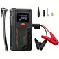 Multifunctional Portable Wireless Car Emergency Starter with Tire Inflator Pump, Air Compressor, LED Flashlight, and Emergency Light - USB Rechargeable 8000mAh Lithium Battery, Easy Tire Inflation Modes, Display Screen