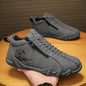 Men'S Casual High-Top Sneakers - White Lace-Up with Side Zipper, Breathable PU Upper, Comfortable EVA Insole, Ideal for Outdoor Activities, Outdoor Casual Wear | Casual High Top Sneakers | Laceup Construction