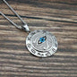 1pc Ancient Egyptian The Eye of Horus Pendant Necklace Hip Hop Men's Accessory The Eye Of Horus Eagle Head God Eye Necklace