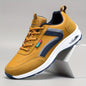 Men's Stylish Casual Sneakers - Breathable, Non-Slip Rubber Sole, Lace-Up Shoes for All Seasons