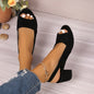 Women's Geometric Contrast Color Block Heel Sandals - Open Toe Ankle Strap with Buckle Closure, Cover Upper & Synthetic Cover Insole, High Block Heel for Casual & Party Wear, Casual Party Sandals | Buckle Strap Sandals | Rubber Sole Stability, High Heel S
