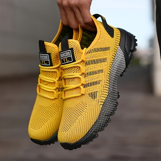 Men'S Breathable And Non-Slip Sports Shoes - Stylish And Casual Footwear for Spring And Summer, Ideal for Outdoor Activities, Jogging, And Park Workouts.