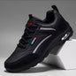Men's Stylish Casual Sneakers - Breathable, Non-Slip Rubber Sole, Lace-Up Shoes for All Seasons