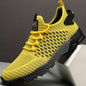 Men's High-Top Breathable Summer Sports Shoes - Stability Support EVA Sole, Striped Design for Basketball, Running & Casual Wear - Lightweight Air Trainer Sneakers, Basketball Shoes