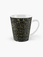 Glittering Abstract Texture - Black and Blue Sparkle Art Classic Mug
