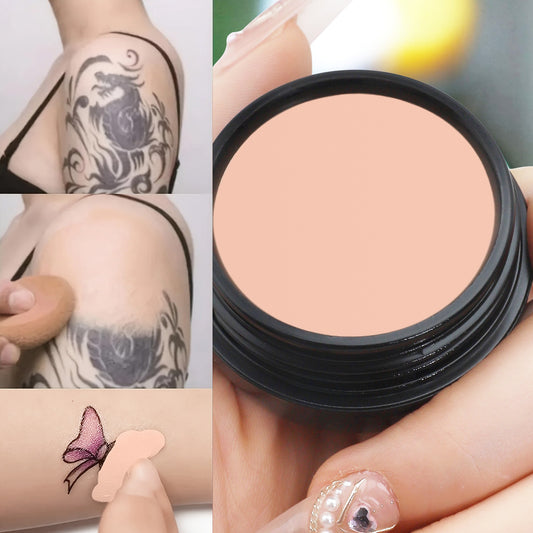 QIC Full Coverage Concealer for Mature Skin - Natural Finish Foundation for Dark Circles, Spots, Acne Marks & Tear Gaps, Long-Lasting Matte Finish, Plant-Based Squalane, No Makeup Removal Needed, QIC