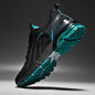 Shock Absorption Breathable Running Shoes, Non Slip Lace Up Sneakers For Men's Outdoor Training Workout
