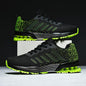 Spring New Men'S Air Cushion Running Shoes, Casual Shoes, Fitness Shoes, Mesh Shoes, Suitable for All Seasons, Travel Shoes, Training Shoes.