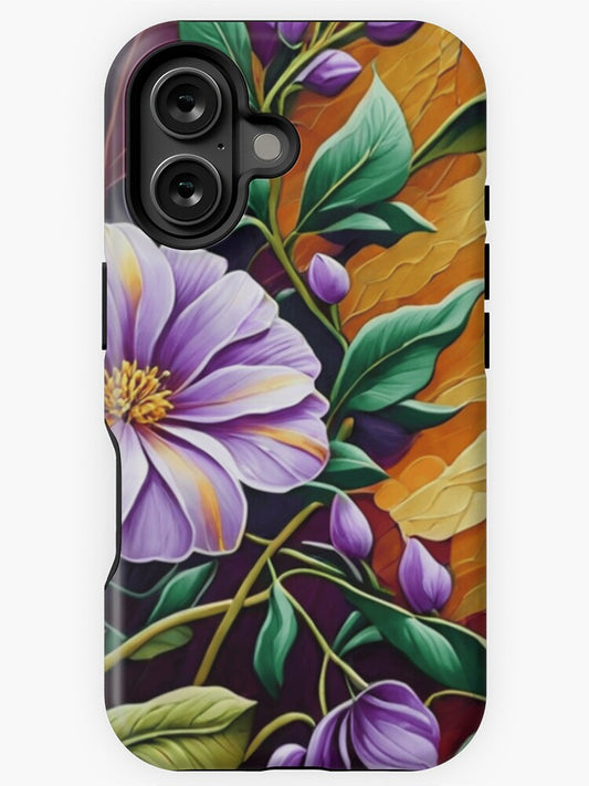 Vibrant Floral Wonderland iPhone Case
