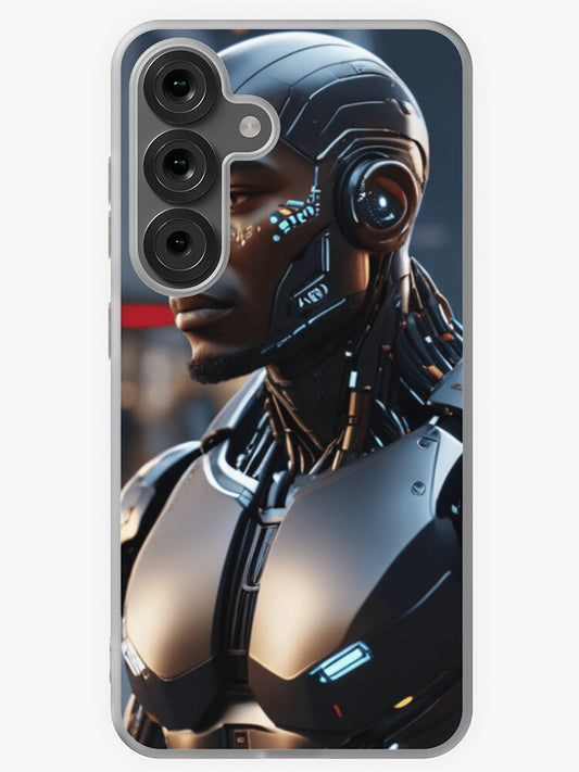 "Cybernetic Future: Urban Warrior" Samsung Galaxy Phone Case