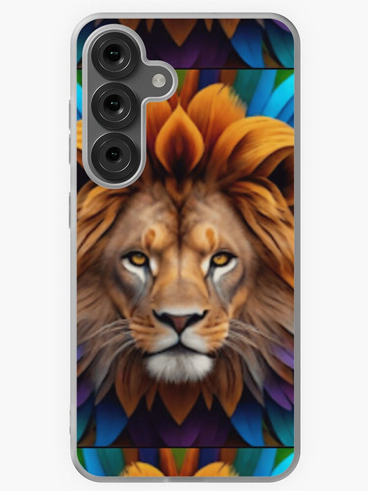 "Rainbow Mane: The King of Colors" Samsung Galaxy Phone Case