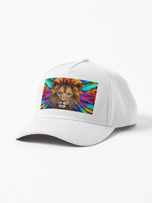 "Rainbow Mane: The King of Colors" Cap