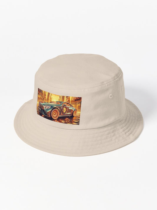 Crypto Lux: Futuristic Designs &amp; Bitcoin Style Bucket Hat