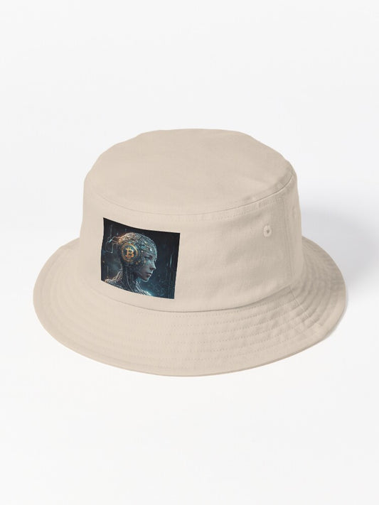 "Cyberpunk Bitcoin Visionary" Bucket Hat