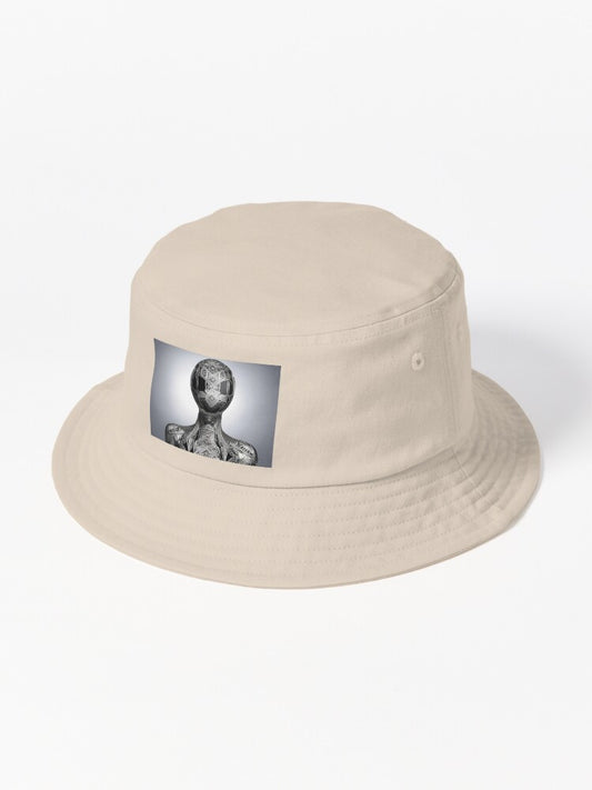 Futuristic Geometric Warrior Bucket Hat